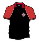 HJV - Poloshirt L | schwarz/rot